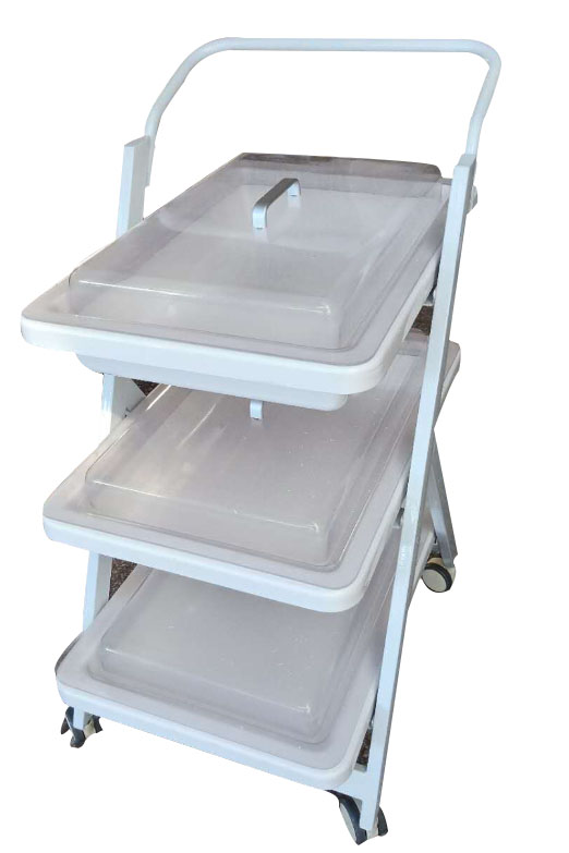 分層設(shè)計(jì)，拿取方便——內(nèi)鏡轉(zhuǎn)運(yùn)車(chē)